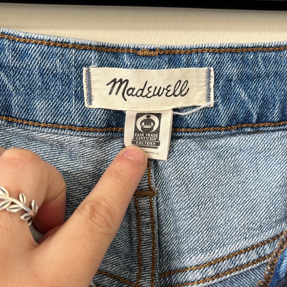 Madewell The Curvy Perfect Vintage Medium Wash Denim Jeans Size 28 Tall - Picture 10 of 12
